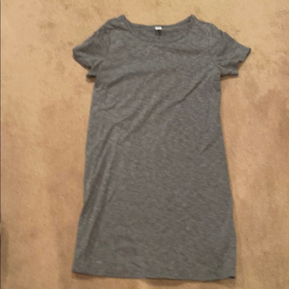Old navy grey tee shirt dress size small